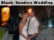 Blank/Sanders Wedding