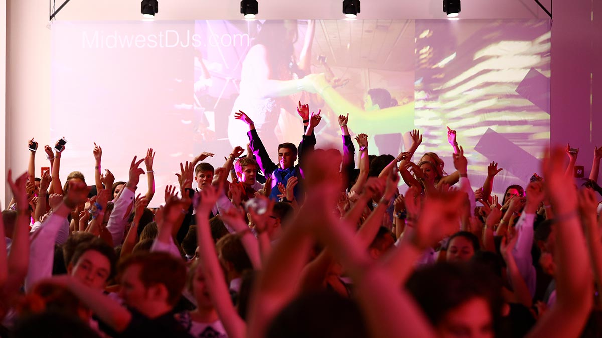 DJ at Ankney High School prom