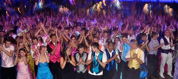 High School Prom DJ at Val Air Ballroom Des Moines IA